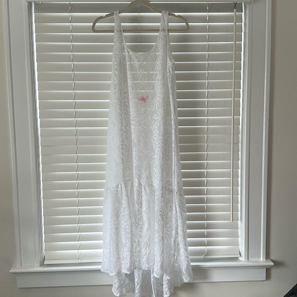 White Lily Pulitzer beach coverup
